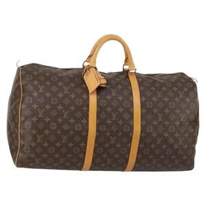 LOUIS VUITTON Monogram Keepall 60 Boston Bag M41422 LV Auth 146239